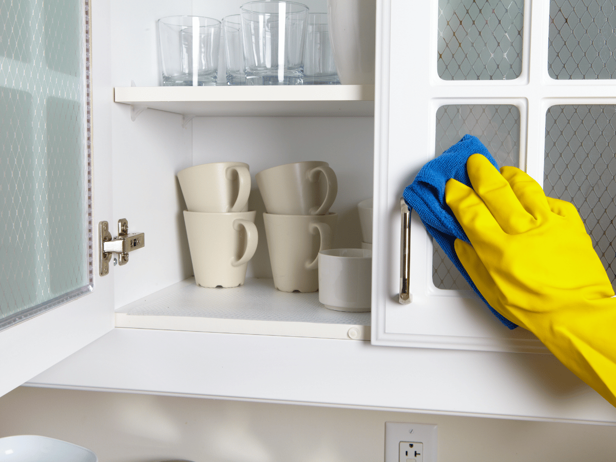 Kitchen Cabinet & Trolley Cleaning โ Spotless & Hygienic
